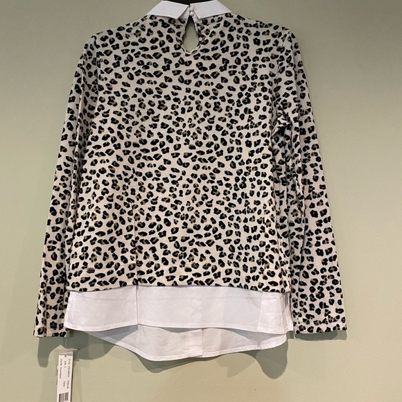 NEW WITH TAGS - Zac & Rachel animal print pull over top - Picture 2 of 5